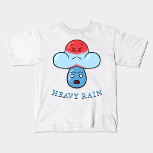 Heavy rain Kids T-Shirt